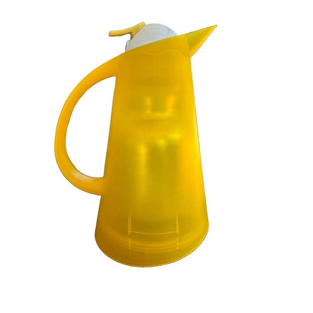 Vtg MCM Mikasa Terra Stone Yellow Thermal Carafe Pitcher Thermos FW840/542 80s